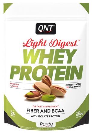 Протеин QNT Light Digest Whey, фисташковый (500 г)