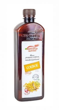 Соевое масло Житница Здоровья (0.5 л)